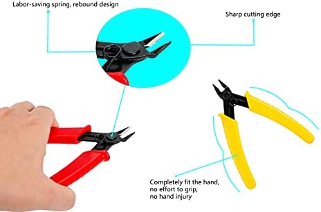 YITOGNDA Flush Cut kliješta Micro Precision Wire Cutter, dijagonalna kliješta za sečenje za elektroniku, Model i izradu nakita 3D štampač