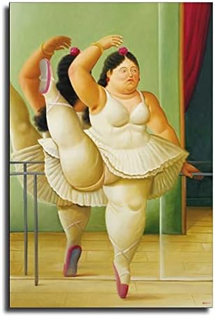 IFUNEW Fernando-Botero praksa balet Poster dekorativna slika platno zid Art dnevni boravak Posteri spavaća soba Slika 24x36inch