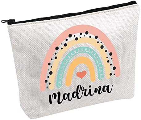 FOTAP Madrina torba za šminkanje Madrina poklon najbolja Madrina ikada torba za šminkanje Christian religijski poklon kuma prijedlog za krštenje pokloni