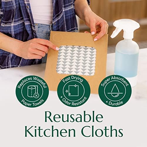 CleanMic - Kuhinjske krpe - Kuhinja, ručnici za suđe, krpe za čišćenje, krpe za suđe za pranje posuđa,