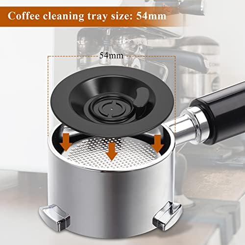 Etotel espresso disk za čišćenje pogodan za odabrane Breville espresso mašine - 54mm Backflush disk za espresso aparate - kompatibilan sa Breville delom BES870XL - 2 pakovanjem