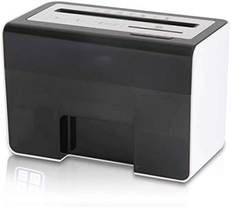 ZLDQBH Mini Desktop električni Rezač papira sa 10 listova i rezač kreditnih kartica sa korpom za izvlačenje