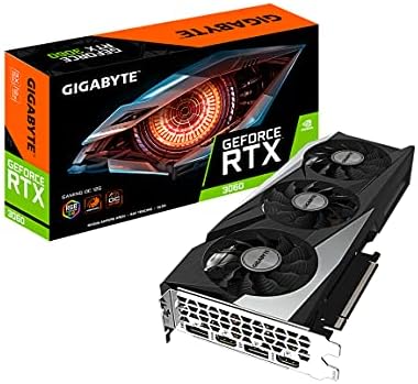 GIGABYTE GeForce RTX 3060 Gaming OC 12g grafička kartica, 3x Windforce ventilatori, 12GB 192-bitni GDDR6, Gv-N3060GAMING OC-12gd grafička kartica