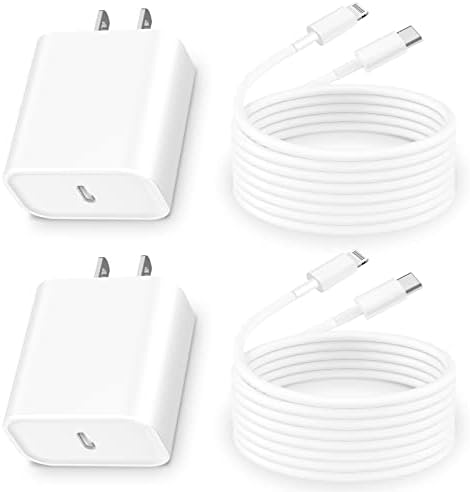 [Apple MFi Certified] iPhone 14 13 12 Fast Charger, Dorten 2pack 20W USB-C PD Power Rapid Charger sa 2pack 6FT Type-C do munje kabl za brzo punjenje za iPhone 14 13 12 11 Pro / XS / X / se / iPad/AirPods