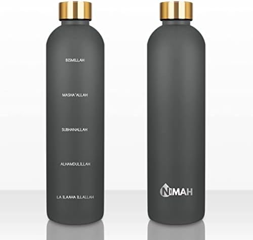 Nimah boca - 1L BPA besplatna tritan plastika sa Dhikr Spiritualstvo podsjetnik