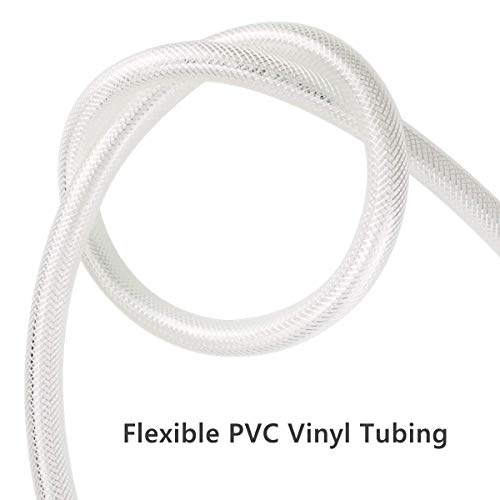 1/2 ID x 3/4 od - 10 ft pletenica visokog pritiska iz brisanog PVC vinilnog cevi fleksibilna vinilna