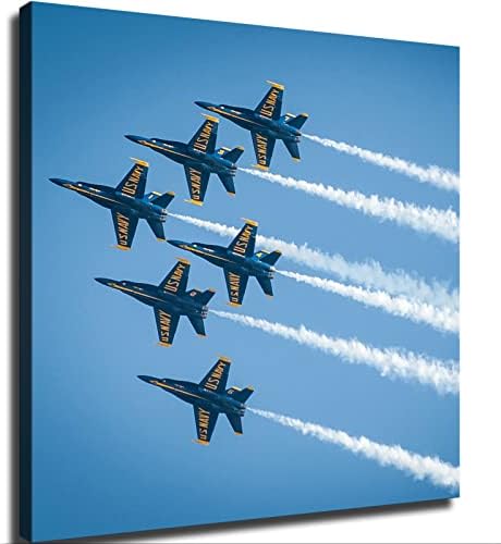 Povijesni američki vojske ~ plavi anđeli zračni prikaz Poster Platno slikanje Ispis Cool Wall Art Slika Dnevna soba Početna Spavaća soba Uredski dekor