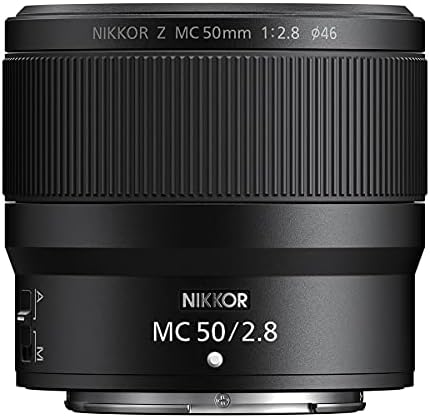 Nikon NIKKOR Z MC 50mm F / 2.8 objektiv, paket 3pod Trek Series Travel Tripod i Arca Tip kuglične