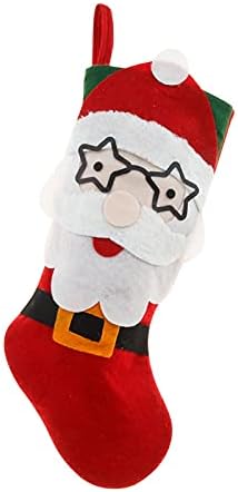 Dekoracija torbe Božić pogodna za obiteljske božićne torbe praćenje tema čarapa poklon torba keks bombonski