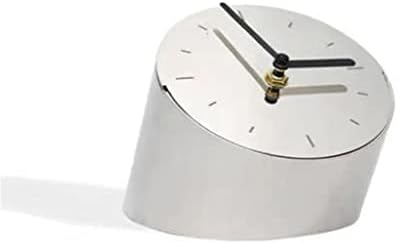 SDGH Metal Oblique Coronal Clock ukrasi Model Kuća Prodajna kancelarija Bedside Mute Dekoracija