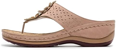 Theng sandale Žene Dressy Hollow Wedge Peta rimske cipele Clip lagan atletski sandala za pjevanje