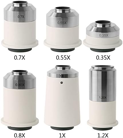 Komplet opreme za mikroskop za odrasle 0,35 x 0,55 x 0,7 X 0,8 X 1x 1,2 X 1,5 X mikroskop C Mount T2 adapter za montiranje kompatibilni laboratorijski potrošni materijal