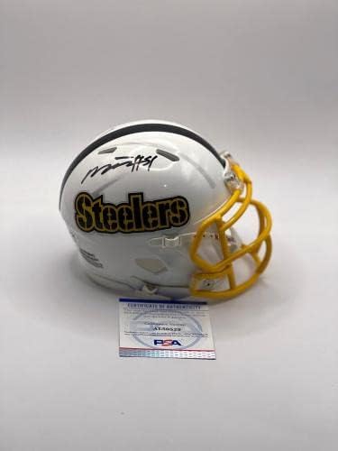 MYLES JACK Pittsburgh Steelers potpisali prilagođeni 1 / 1 Mini šlem sa PSA COA B-AUTOGRAMOM NFL Mini šlemovi