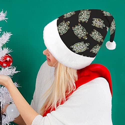 Nudquio Ocean morska kornjača Božić kape Santa šešir za Božić odmor Family štampani
