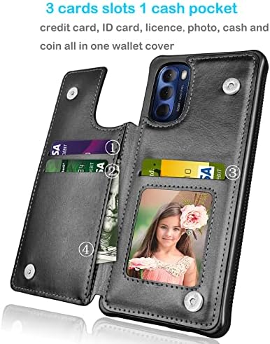 Tekcoo torbica za novčanik Motorola Moto G Stylus 5G / XT2215 minimalistički Luksuzni PU kožni ID držač