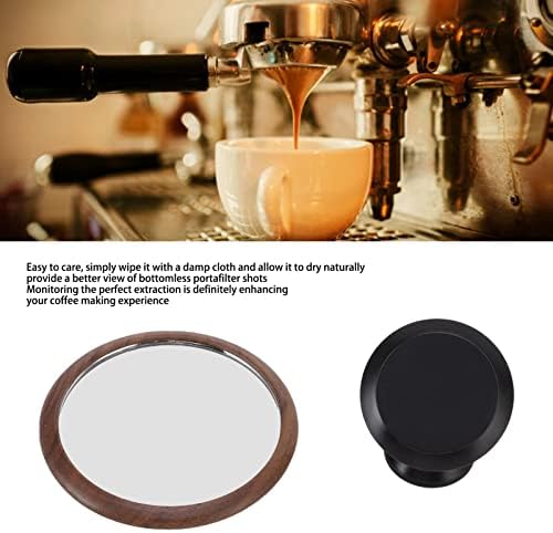 CHICIRIS Espresso Shot ogledalo za Portafilter Bez Dna, posmatranje protoka kafe reflektirajuće