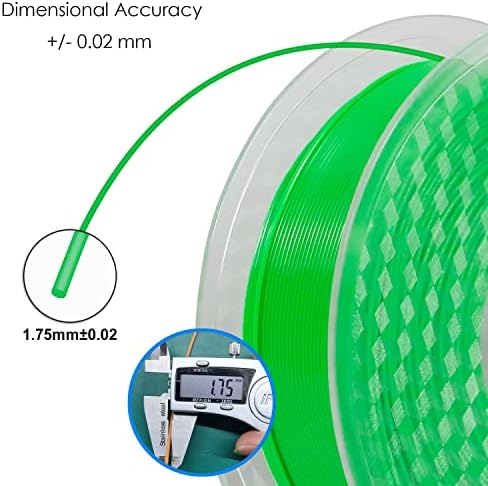 PLA 3D Printer Filament Creasen, 1,75 mm dimenzijska tačnost +/- 0,02 mm, 1 kg Spool Fit Most