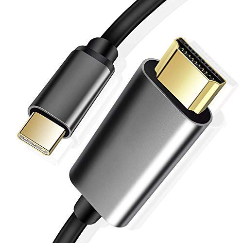 Glavni kablovi Dodatni dugi 2 metar USB C do HDMI adapter za kabel 4K, USB tip C do HDMI kabel Thunderbolt 3 Kompatibilan sa MacBook Pro iPad Pro, Samsung S9 S10 S20, Površina 2, Dell XPS i još mnogo toga