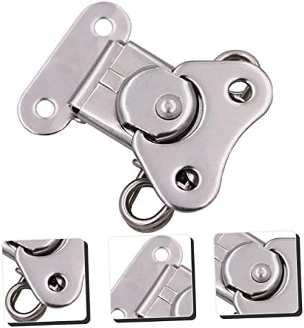 Doitool Box Stainless Steel Buckle Keeper Toggle Clamper case Box Butterfly Butterfly Latches Butterfly