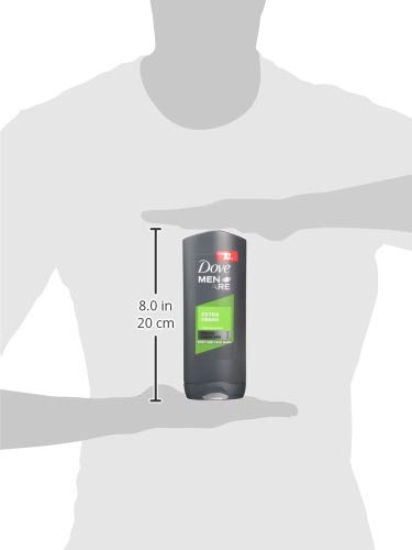 Dove MEN + CARE Extra Fresh sredstvo za čišćenje tijela s MicroMoisture tehnologijom sredstvo za pranje tijela i lica za hidratiziranu i zdravu kožu pakovanje od 400 ml od 3
