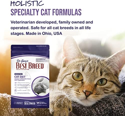 Najbolja pasmina dr. Gary's Grain Free Cat Diet sporo kuhana u SAD-u [Prirodna suha hrana za pse