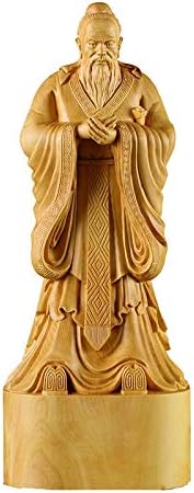 YZDSBD statue figurice skulpture 20cm Konfucije statue Drvena figurica Konfucije Institut Kineska tradicionalna