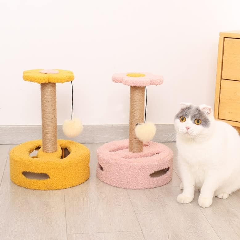 IULJH grebanje stuba zabava Sisal stub Scratch Tower vuče loptu skok igračka za igru Pet Kitten