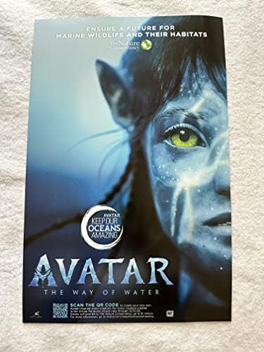 Avatar: Put vode - 11 x17 D / S originalni promonijski poster 2022 Cinemark James Cameron