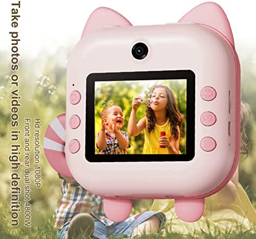 Kamera za trenutno štampanje, dječija kamera od 48mp 2,4 inča IPS ekran 1080p Video za dječje poklone