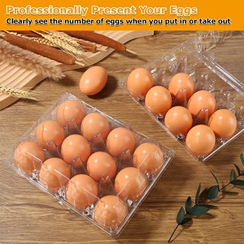 40 pakovanja kartona za jaja jeftini Bulk, plastični Kartoni za jaja za višekratnu upotrebu za