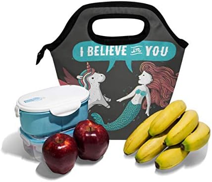 Vipsk torba za ručak jednorog sa kutijom za ručak od sirene, vodootporna torbica za nošenje piknika