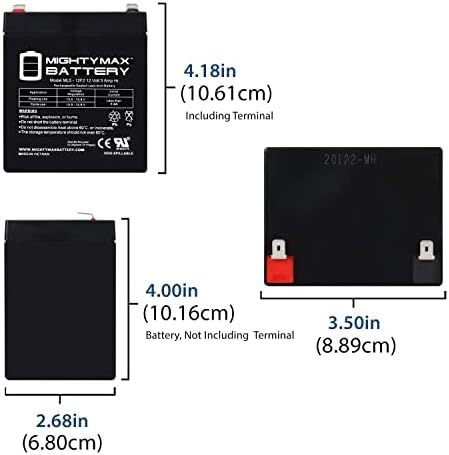 12v 5Ah F2 SLA zamjenska baterija za Powerware PW5125 2400i RM - 12 paket
