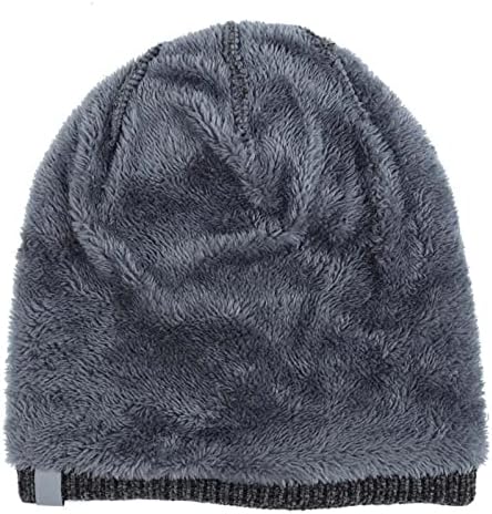 Muška šešica topli Chunky kabeli pleteni kape, mekani rastegnuti debeli slatka pletena kapa za hladno