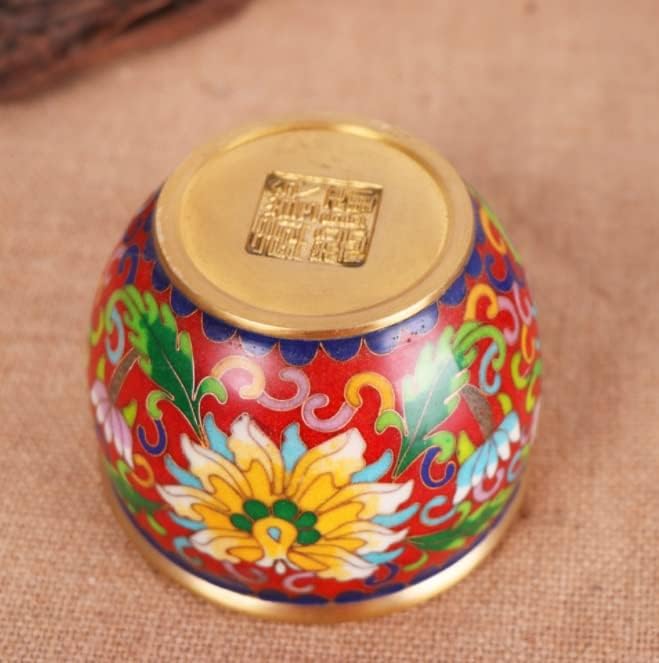 3pc Kinesko blago posudu Feng Shui Treasure Basin Treasure Bowealt Dobar Lucky Bowl Golden Treasure Basen Craft Kolekcionarski kućni uređivacije