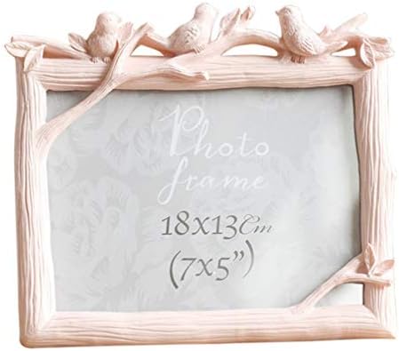ARTIBETTER 7-inčni Resin photo Frame 3 Birds okvir za držač za prikaz slike za vjenčanje za uređenje doma