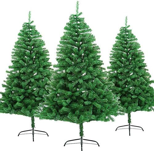 Ruipunuosi 18-inčno umjetno božićno drvce, božićno stablo sa metalnim štandom Mini Xmas Tree Holiday ukrasi Realna smreka sa šarkama za božićnu drvcu za dekor stola, zeleno