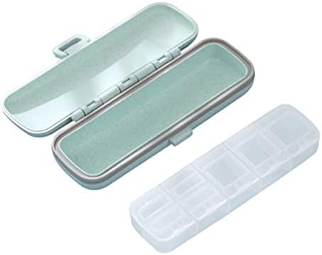 Sedmični Organizator pilula, kutija za organizatore lijekova otpornih na vlagu od zrnastih vlakana, prenosiva