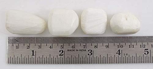 Harmonizirajte bijeli skolecitni kamen srušene veličine prirodne reiki ljekovito kamenje- 4 komada
