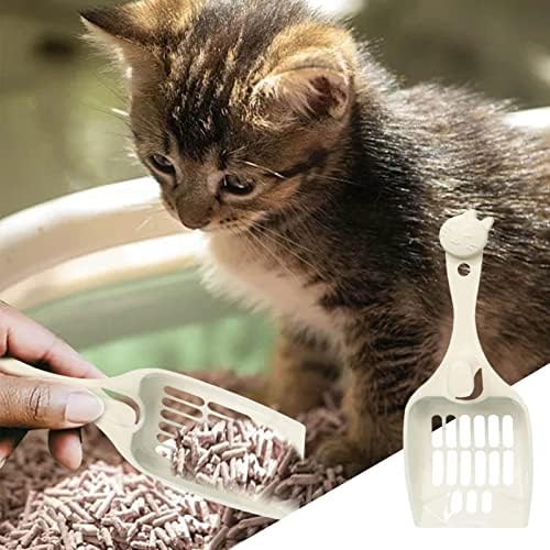 WOLLEN nosiljka za mačke velike veličine pet mačka plastična lopata za smeće mačka glava tip lopata za mačke PET plastična lopata za smeće pet Sift lopata alat za čišćenje stelja alat za čišćenje stelja
