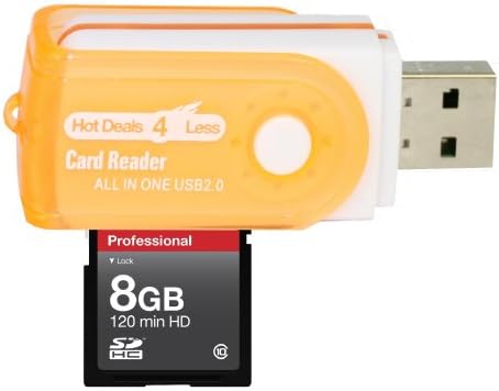 8GB Klasa 10 SDHC Team memorijska kartica velike brzine 20MB / sec.najbrža kartica na tržištu za kamere serije Panasonic DMC-FP7 serije DMC-FX75. Besplatan USB Adapter za velike brzine je uključen. Dolazi sa.