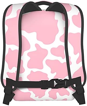 Aisquw ruksak od jagode krave ružičaste kravlje školske torbe velikog kapaciteta prijenosna