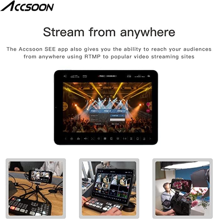 AccSoon SeepOb HDMI do USB C adapter za snimanje video zapisa za iPhone i iPad, podrška 1080p 60FPS Video i praćenje / streaming / snimanje u realnom vremenu, IOS 12.0 ili noviji iPhone / iPhone podesiv