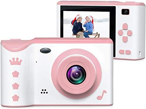 Iegeek dječija kamera, Dječija digitalna kamera 1080P 2,8 inča punjiva kamera sa ekranom osjetljivim na dodir igračke za malu djecu video rekorder pokloni za djecu 3-12 sa 32G memorijskom karticom