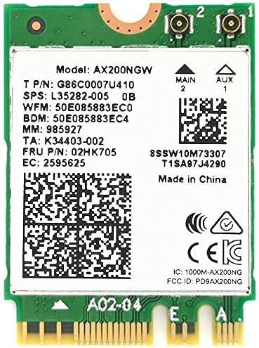 WiFi kartica AX200 AX200ngw, 9260 AC 9260NGW Nadogradite mrežni kartica Wi-Fi 6 WiFi modul 2 x 2 Mu-mimo