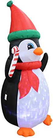 Two Christmas Party Decorations Bundle, uključuje 7 stopa visok Božić napuhavanje Penguin sa Twinkle, i