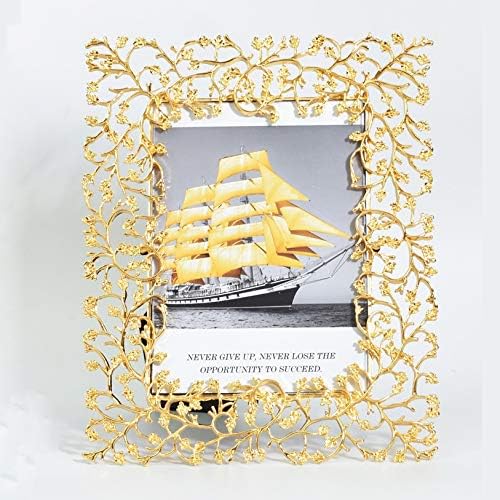 BHVXW Photo Frame Creative Mini Home Decoration vjenčani par preporučeni okvir za slike Gold
