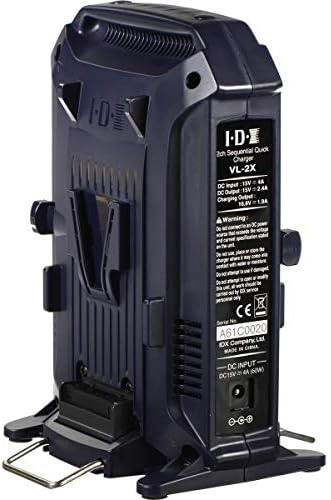 IDX VL-2x 2-kanalni punjač za V-Mount litijum-ion / Ni-CAD baterije