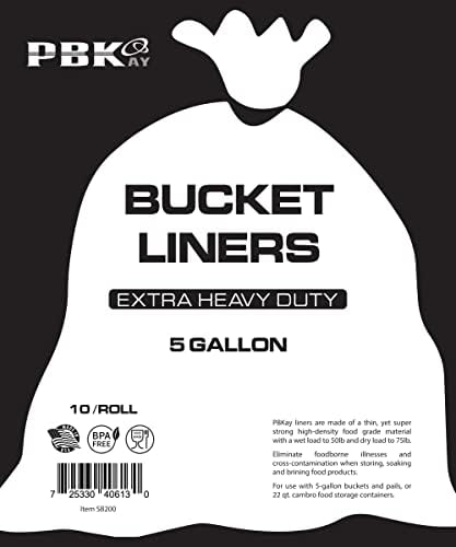 5 galona Kanta Liner torbe za mariniranje i salamuri, kvaliteta hrane, BPA Free, Extra Heavy Duty curenje dokaz