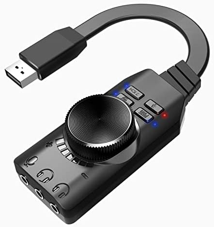 Zhierplus zvučna kartica, 2022 Nova USB7.1 kanal zvučne kartice sa zvučnom karticom računarski zvuk USB Vanjska
