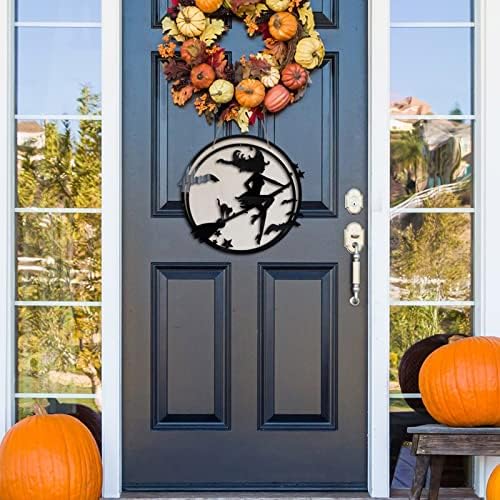 Happy Halloween vrata viseći ukrasi drvena Happy Halloween vrata visi za Halloween Party ukras kristalne zdjele